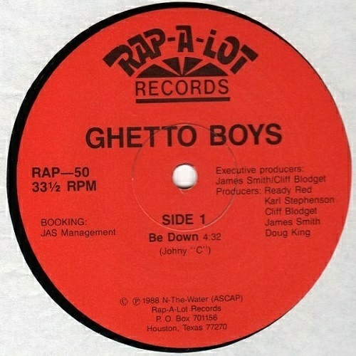 Ghetto Boys - Be Down (12'' Vinyl) cover