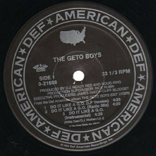 Geto Boys - Do It Like A G.O. / Fuck `Em (12'' Vinyl, 33 1-3 RPM) cover