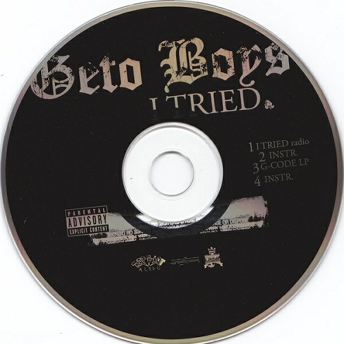 Geto Boys - I Tried (CD Single) cover