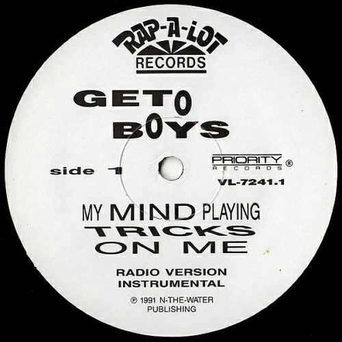 Geto Boys - Mind Playing Tricks On Me (12'' Vinyl, 33 1-3 RPM) cover