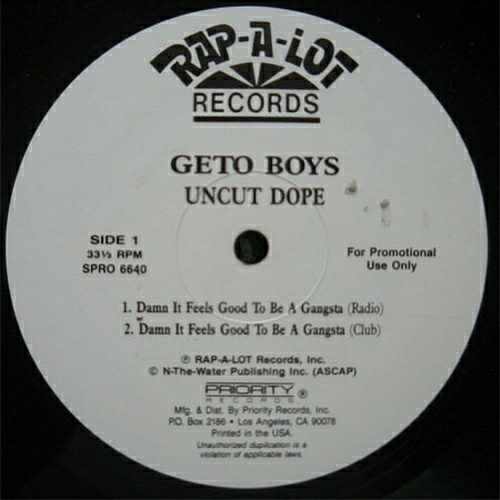 Geto Boys - Uncut Dope (12'' Vinyl, 33 1-3 RPM, Promo) cover