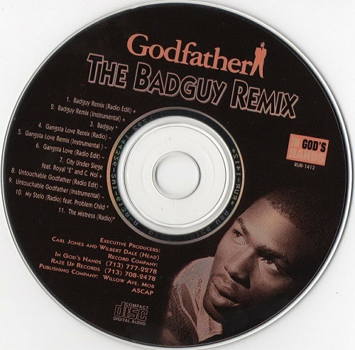 Godfather - The Badguy Remix (CD, EP) cover
