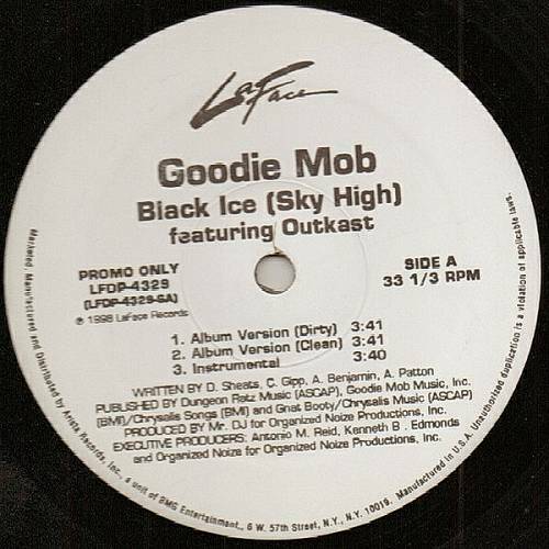 Goodie Mob - Black Ice (Sky High) (12'' Vinyl, Promo) cover