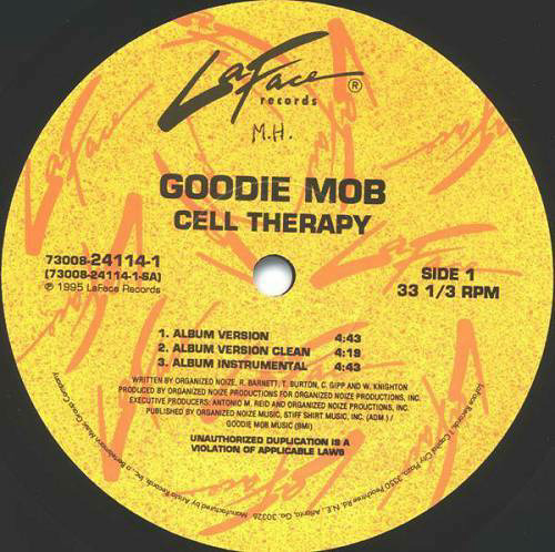 Goodie Mob - Cell Therapy (12'' Vinyl) cover