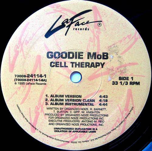 Goodie Mob - Cell Therapy (12'' Vinyl, 33 1-3 RPM, Promo) cover