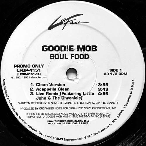 Goodie Mob - Soul Food / Goodie Bag (12'' Vinyl, 33 1-3 RPM, Promo) cover