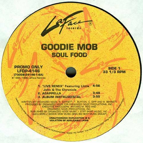 Goodie Mob - Soul Food (12'' Vinyl, Promo) cover