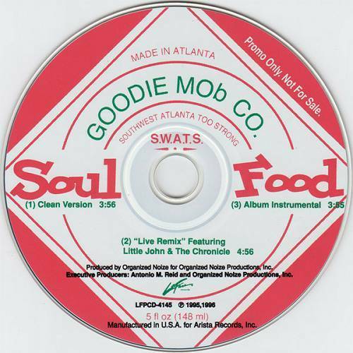 Goodie Mob - Soul Food (CD, Maxi-Single, Promo) cover