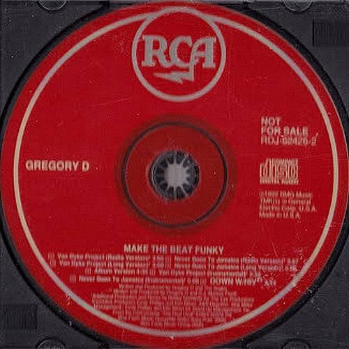 Gregory D - Make The Beat Funky (Promo CDS) cover