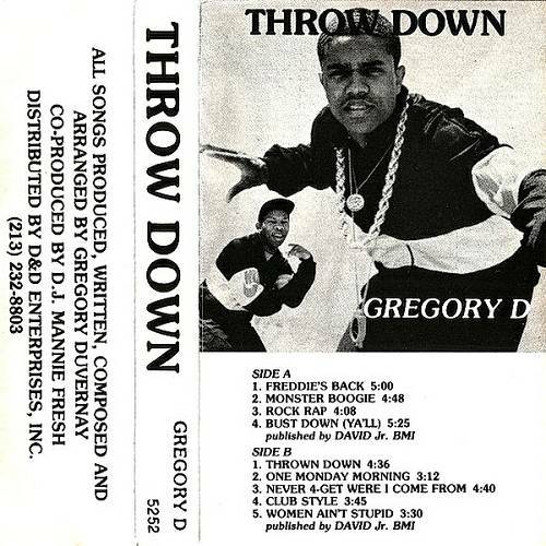 Gregory D - Throw Down cover