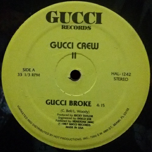 Gucci Crew II - Gucci Broke (12'' Vinyl, 33 1-3 RPM) cover