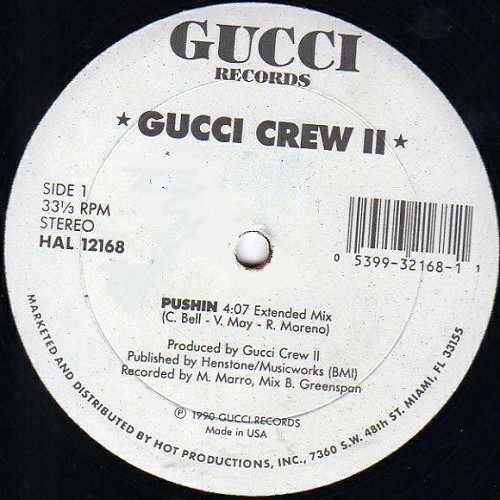 Gucci Crew II - Pushin (12'' Vinyl, 33 1-3 RPM) cover
