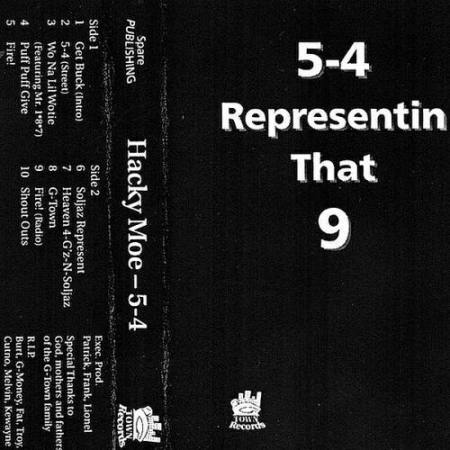 Hacky Moe - 5-4 Representin That 9 cover