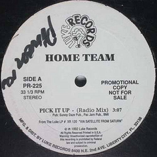 Home Team - Pick It Up (12'' Vinyl, 33 1-3 RPM, Promo) cover