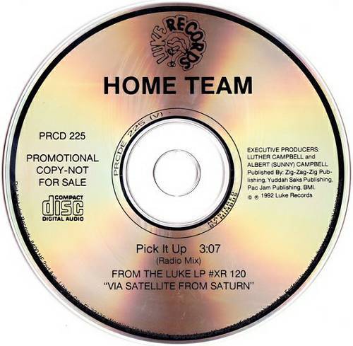 Home Team - Pick It Up (CD Single, Promo) cover