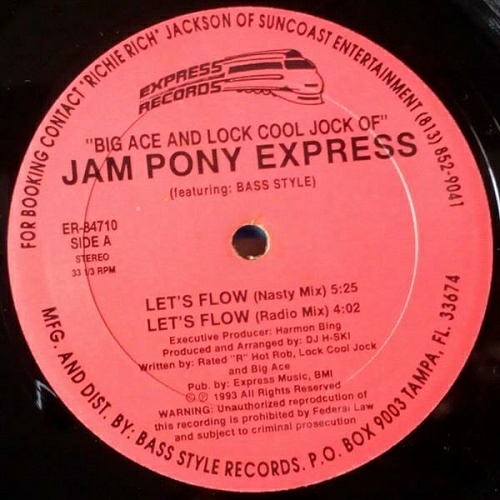 Jam Pony Express - Let`s Flow (12'' Vinyl, 33 1-3 RPM) cover