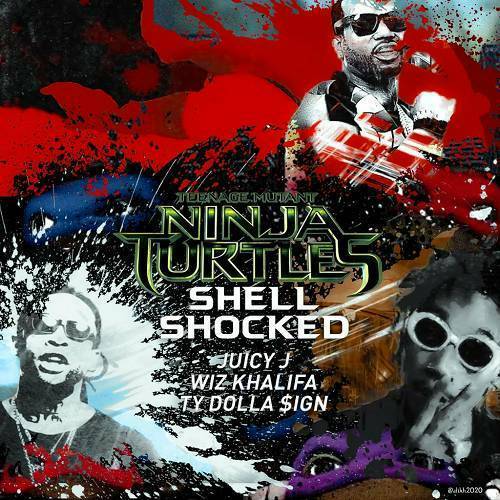 Juicy J, Wiz Khalifa, Ty Dolla $ign - Shell Shocked (TMNT Theme) (Karaoke  Version) 