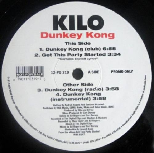 Kilo - Dunkey Kong (12'' Vinyl) cover