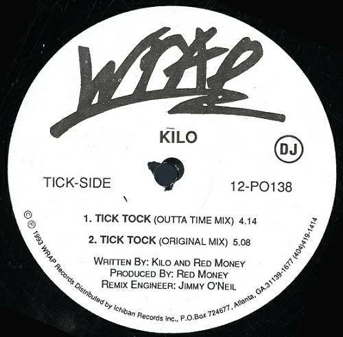 Kilo - Tick Tock (12'' Vinyl, Promo) cover