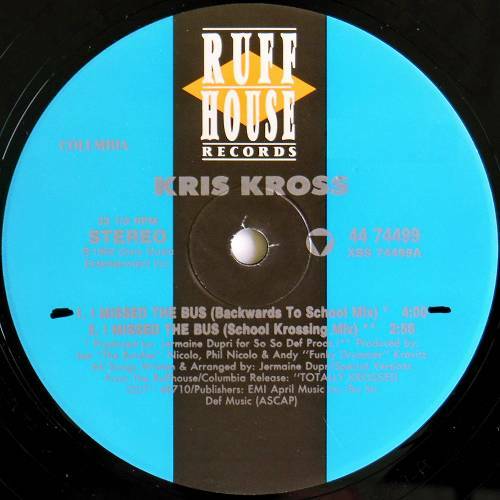 Kris Kross - I Missed The Bus (12'' Vinyl, Single) cover
