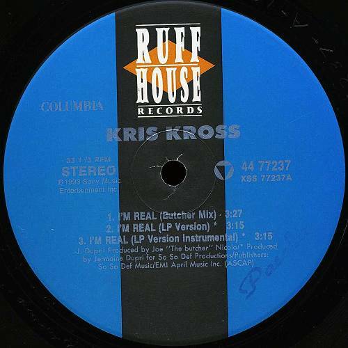 Kris Kross - I`m Real (12'' Vinyl, 33 1-3 RPM) cover