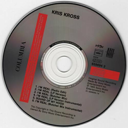 Kris Kross - I`m Real (CD, Maxi-Single) cover