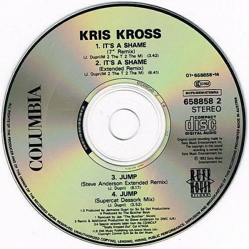 Kris Kross - It`s A Shame (CD Single) cover