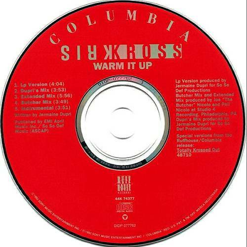 Kris Kross - Warm It Up (CD, Maxi-Single) cover