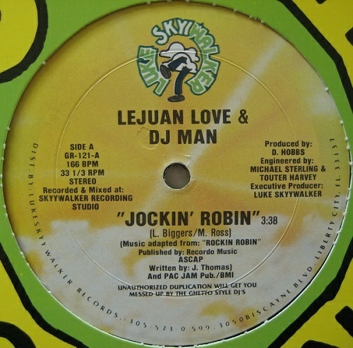 Le Juan Love - Jockin` Robin / Mega Mix (12'' Vinyl, 33 1-3 RPM) cover