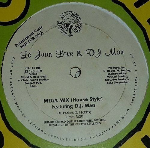 Le Juan Love - Please Stay / Mega Mix (12'' Vinyl, 33 1-3 RPM, Promo) cover