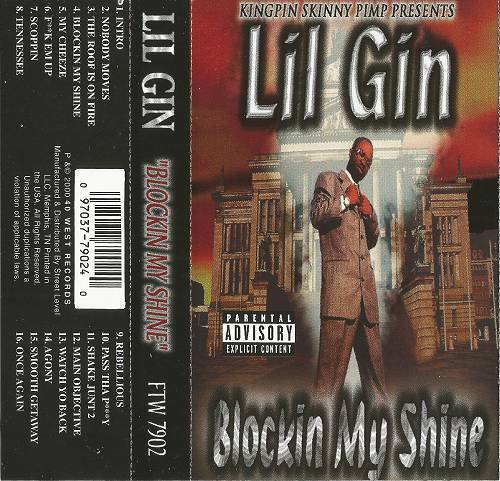 Lil Gin - Blockin My Shine (Tape) cover
