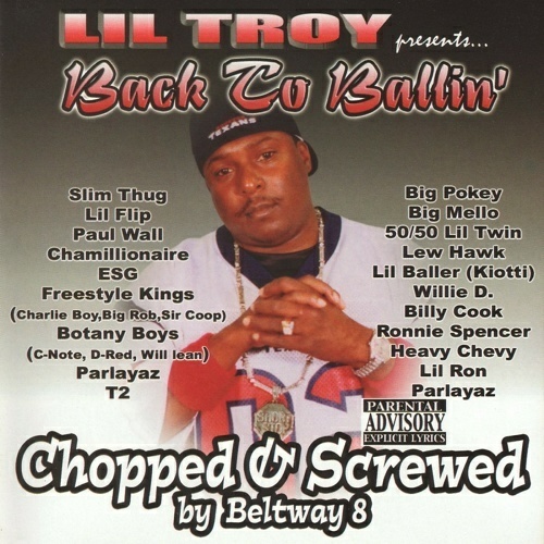 Lil Troy - Back To Ballin` (chopped & screwed) cover