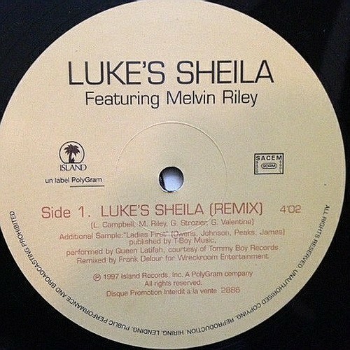 Luke - Luke`s Sheila (12'' Vinyl, Single, Promo) cover