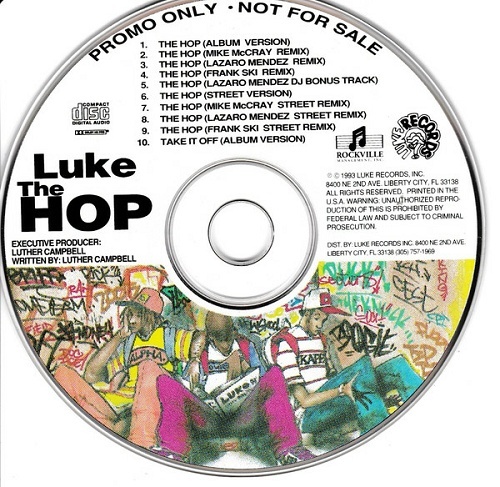 Luke - The Hop (CD Single, Promo) cover