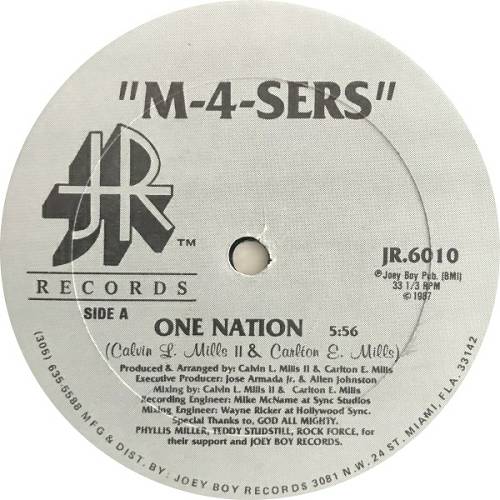 M-4 Sers - One Nation (12'' Vinyl, Single) cover