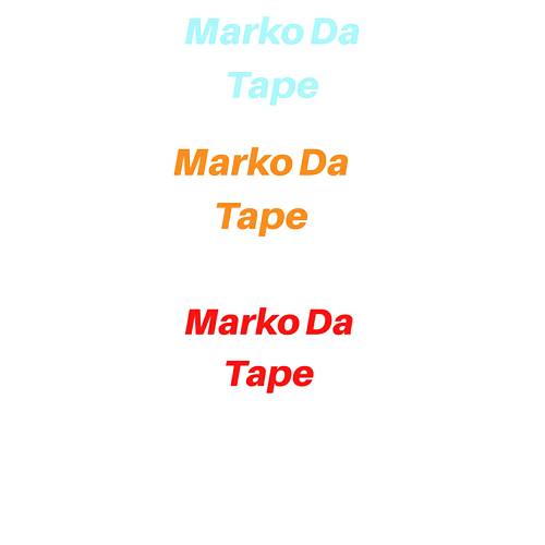MarkoDaDonn - Marko Da Tape cover