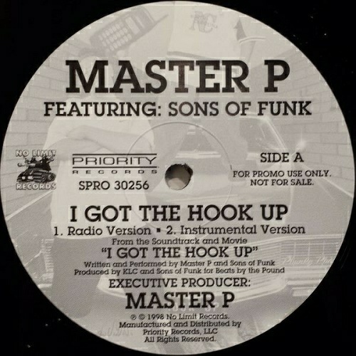 Master P - I Got The Hook Up (12'' Vinyl, Promo) cover