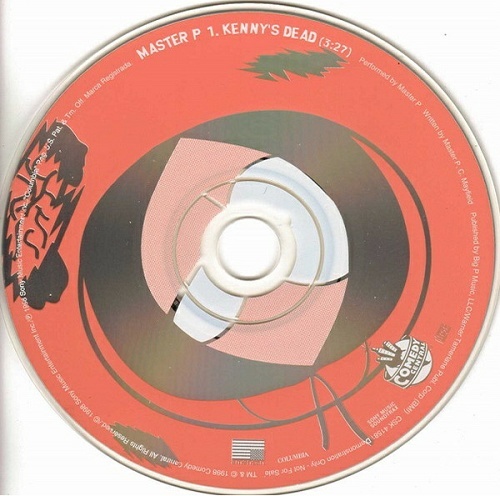 Master P - Kenny`s Dead (CD Single, Promo, USA) cover