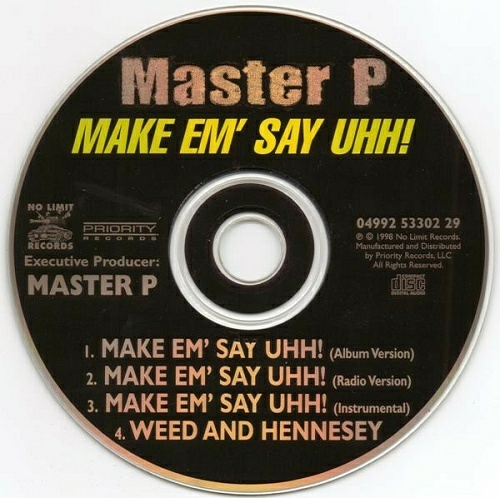 Master P - Make Em` Say Uhh! (CD, Maxi-Single) cover