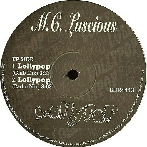 M.C. Luscious - Lollypop (12'' Vinyl, 33 1-3 RPM) cover
