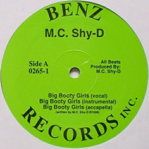 MC Shy-D & Tha Rhythum - Big Booty Girls / Everybody Bounce (12'' Vinyl) cover