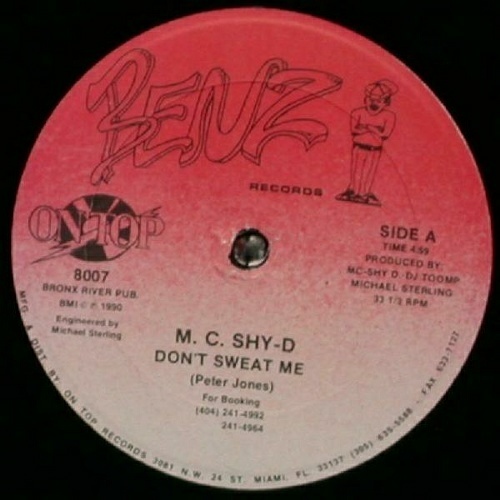 MC Shy-D - Don`t Sweat Me (12'' Vinyl, 33 1-3 RPM) cover