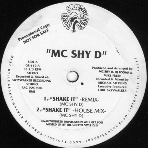 MC Shy-D - Shake It Remix (12'' Vinyl, 33 1-3 RPM, Promo) cover