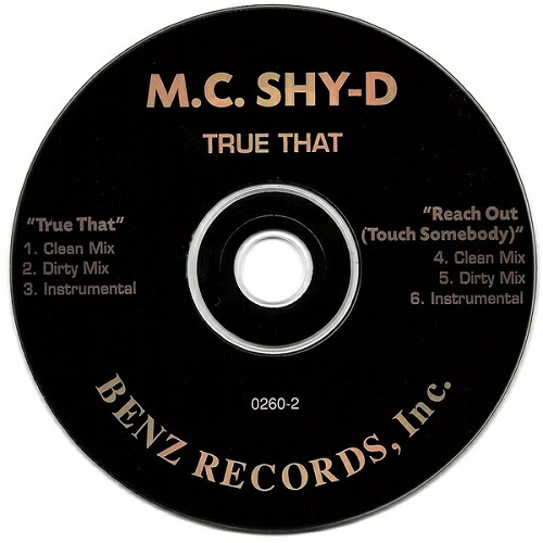 MC Shy-D & Tha Rhythum - True That (CD, Maxi-Single) cover