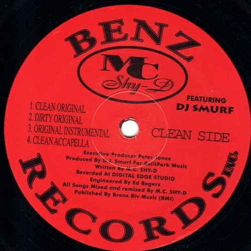MC Shy-D - Work It Out! (12'' Vinyl, 33 1-3 RPM) cover