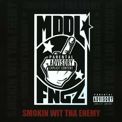 Mddl Fngz - Smokin Wit Tha Enemy cover