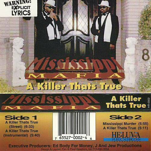 Mississippi Mafia - A Killer Thats True (Cassette, EP) cover