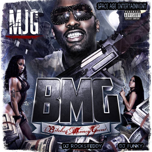 MJG - BMG. Bitches Money Guns cover