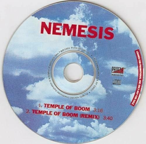 Nemesis - Temple Of Boom (CD Single Promo) cover