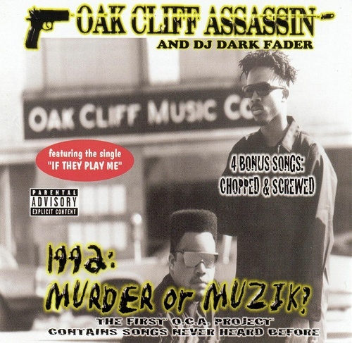 Oak Cliff Assassin - 1992: Murder Or Muzik? cover